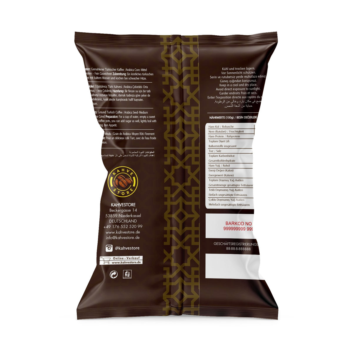 Kahvestore Türkischer Kaffee 100 gr