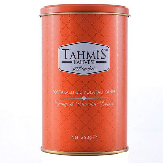 Türkischer Kaffee mit Orangenschokolade 250 Gr